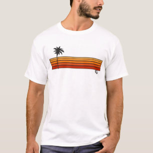 白いTのPB (楽園湾)の1980年代初期のビーチのスタイル Tシャツ