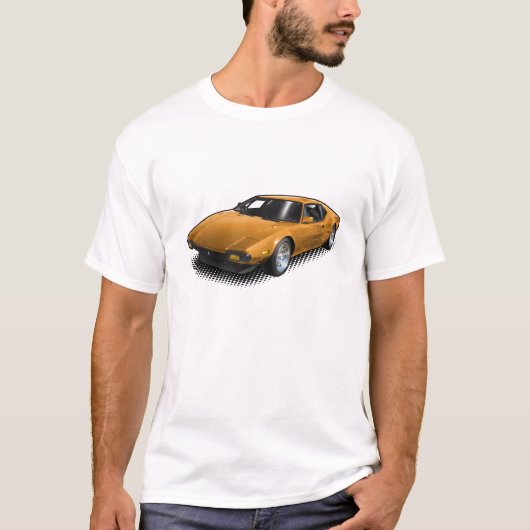 白いTシャツのオレンジPantera Tシャツ (正面)