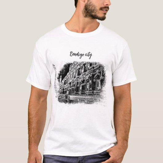 白いtシャツのメンズ tシャツ (正面)