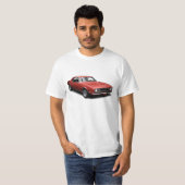 白いTシャツの赤い爆竹Camaro Tシャツ (正面フル)
