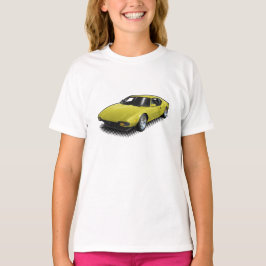 白いTシャツの黄色いPantera Tシャツ