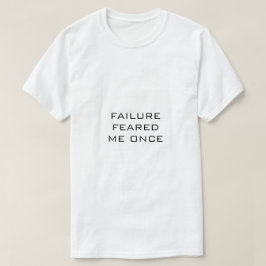 白いTシャツの黒い文字が失敗すると怖かった Tシャツ