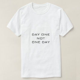 白いTシャツ1日1日ではない Tシャツ