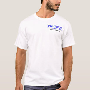 白いTシャツ"ヨット" (前部のロゴ) Tシャツ