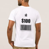 白いTシャツ Tシャツ (裏面)