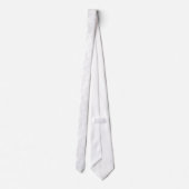 白いWWIIジープスター – セグメント ネクタイ (裏面)