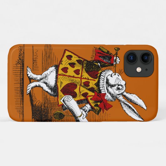 白うさぎがかろうじて Case-Mate iPhoneケース (裏面(横))