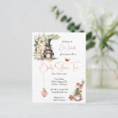 白うさぎとティーカビクトリアンップマウス ポストカード (スタンド正面)