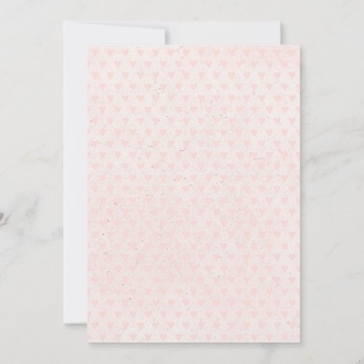 白うさぎとティーカビクトリアンップマウス 招待状 (裏面)