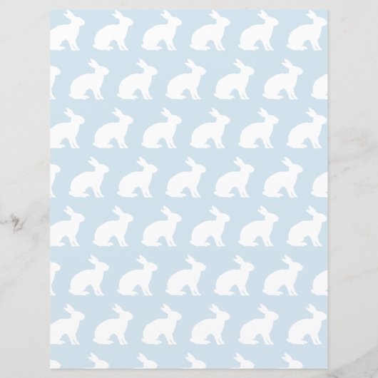 白うさぎのシルエット (裏面)