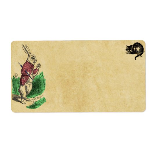 白うさぎのラベル ラベル (正面)