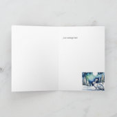 白うさぎの月見誕生日カード（編集可能） シーズンカード (内部)