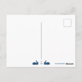 白うさぎはがき ポストカード (裏面)