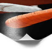 白うさぎは本に気を取られやすい！ポスター フォトプリント            (角)