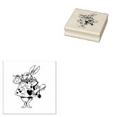 白うさぎゴム印 ラバースタンプ (押印)