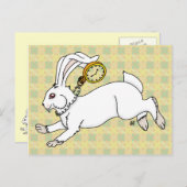 白うさぎポストカード ポストカード (正面/裏面)