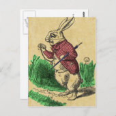 白うさぎポストカード ポストカード (正面/裏面)