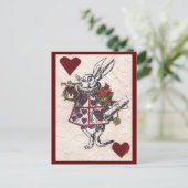 白うさぎポストカード ポストカード (スタンド正面)