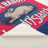 白うさぎランドリーでんぷんクレーラベル シェルパブランケット (3/4)