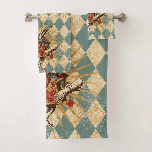 白うさぎヴィンテージ バスタオルセット (インサイチュ)