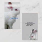 白うさぎ名刺 名刺 (正面/裏面)