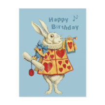 白うさぎ吹ラッパハッピーバースデーCC1126