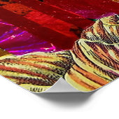 白うさぎ壁の装飾ポスター ポスター (角)