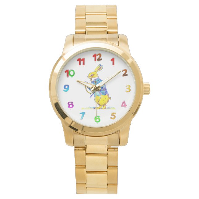 白うさぎ女性時計 腕時計 (正面)