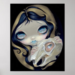 白うさぎ復活アートプリントゴシックAlice ポスター