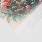 白うさぎ森林時計コレクションのデコページ 薄葉紙 (詳細)