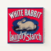 白うさぎ洗濯でんぷん及び ノートブック (裏面)