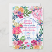 白うさぎ物語Unmerry Birthday Party Inv 招待状 (正面)