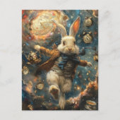 白うさぎ走の最遅尾 ポストカード (正面)