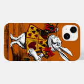 白うさぎ辛うじてケースメイトiPhoneケース Case-Mate iPhoneケース (裏面 (横))