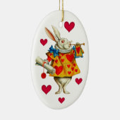 白うさぎ1 セラミックオーナメント (右)