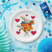 白うさぎ1 ペーパープレート (パーティー)