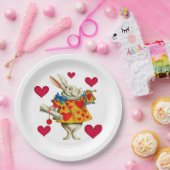 白うさぎ1 ペーパープレート (パーティー)