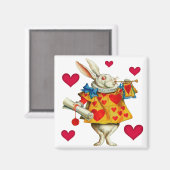 白うさぎ1 マグネット (正面/裏面)