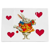 白うさぎ1 ラージペーパーバッグ (正面)