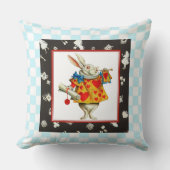 白うさぎ2 クッション (正面)