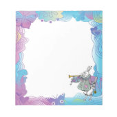 白うさぎ3 ノートパッド (正面)