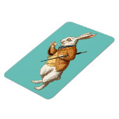 白うさぎ（アリスのワンダーランドでの冒険） マグネット (左側)