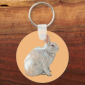 白うさぎ キーホルダー (正面)