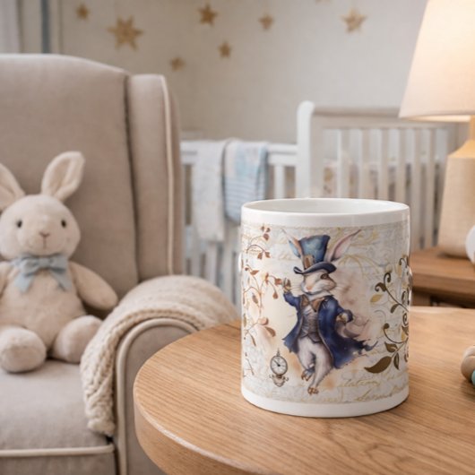 白うさぎ ジャンボコーヒーマグカップ