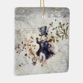 白うさぎ セラミックオーナメント (右)