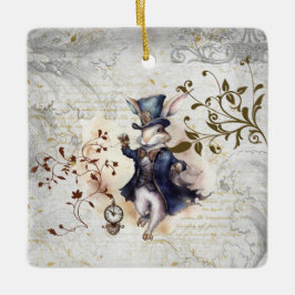 白うさぎ セラミックオーナメント