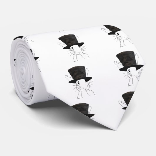 白うさぎ ネクタイ (ロール)