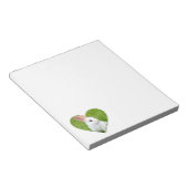 白うさぎ ノートパッド (アングル)