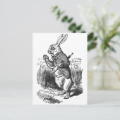 白うさぎ ポストカード (スタンド正面)