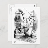 白うさぎ ポストカード (正面/裏面)